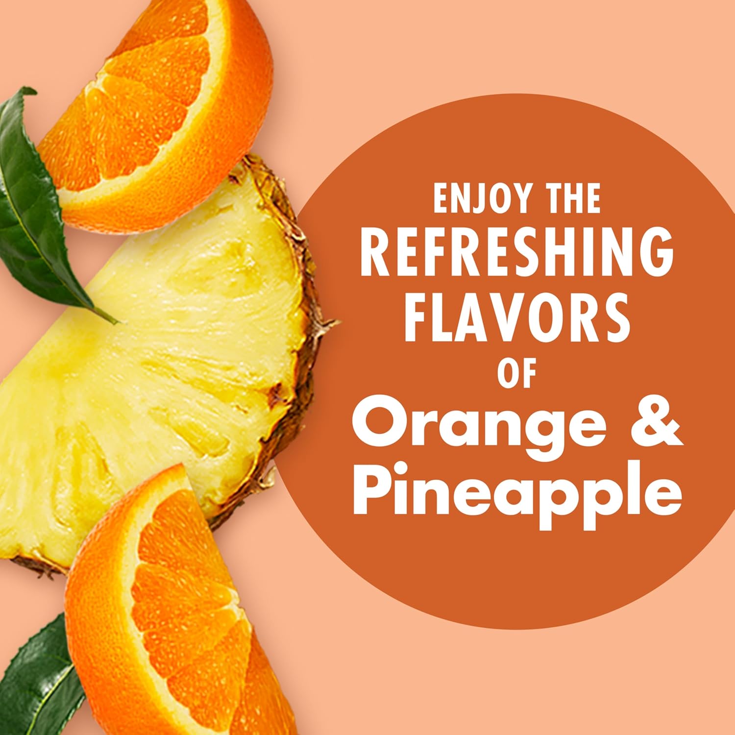 V8 +ENERGY Orange Pineapple Energy Drink, Made with Real Vegetable and Fruit Juices, 8 FL OZ Can (Pack of 6)