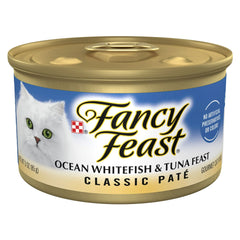 Purina Fancy Feast ClassicKitten Food, Wet Cat Food, Ocean Whitefish & Tuna, 3 oz Can
